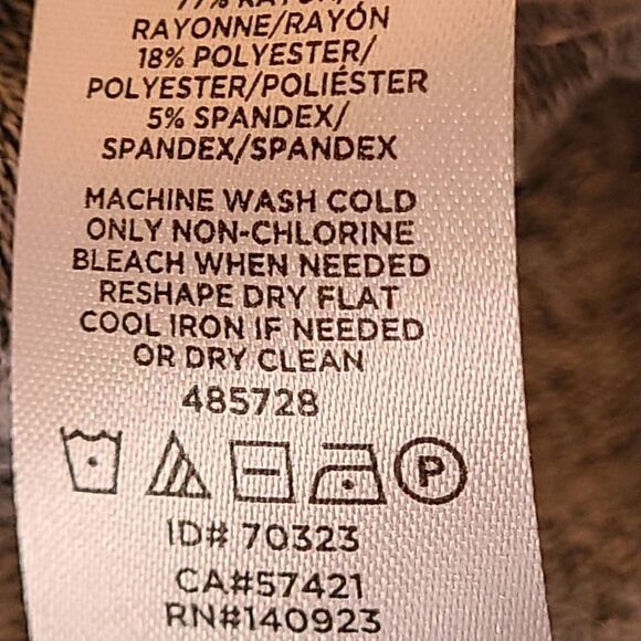 Lou & Grey Soft Gray Pull-Over Hoodie Sweatshirt Sweater XS - Picture 10 of 12